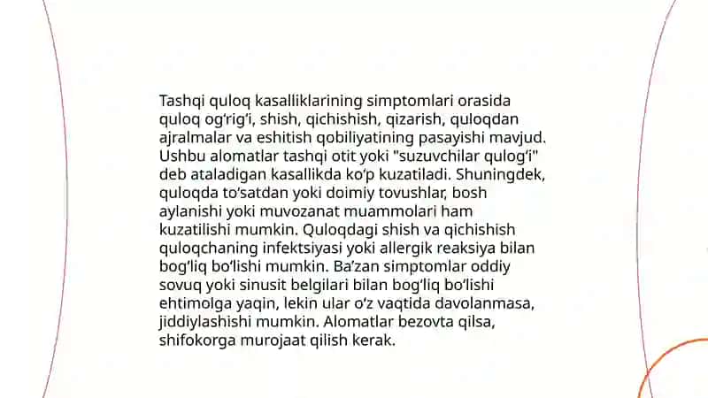 Tashqi quloq faoliyati 4