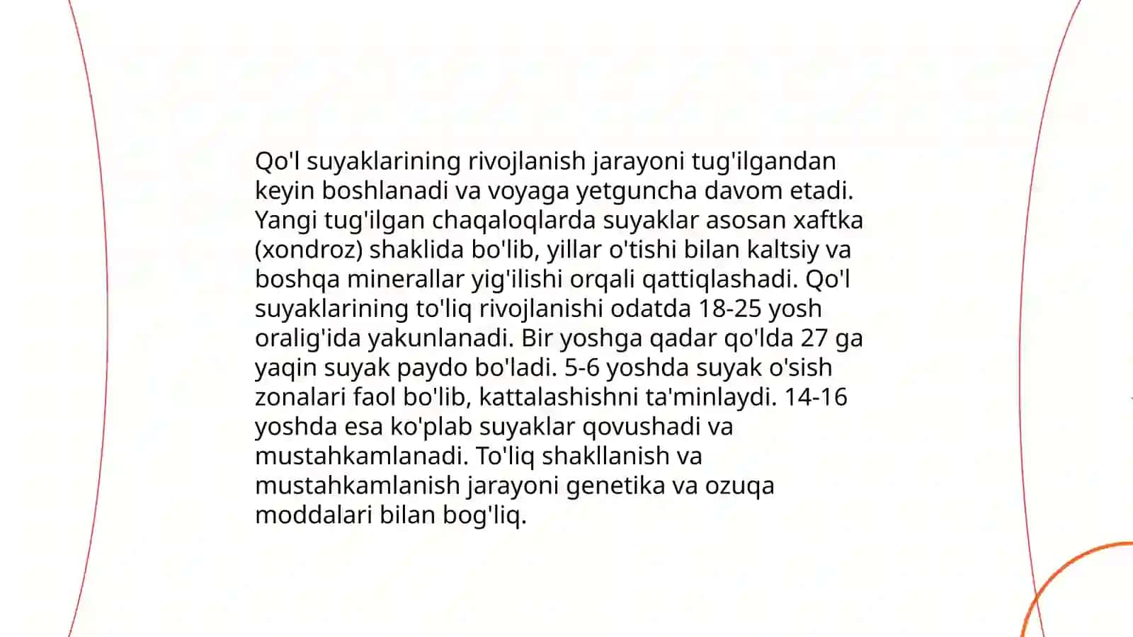 Qo'l skeletlarining variantli anatomiyasi 4