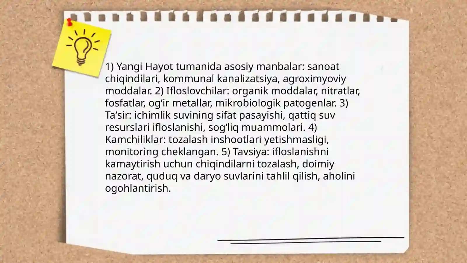 Yangi Hayot Tumanidagi Ekologik Muammolar 4