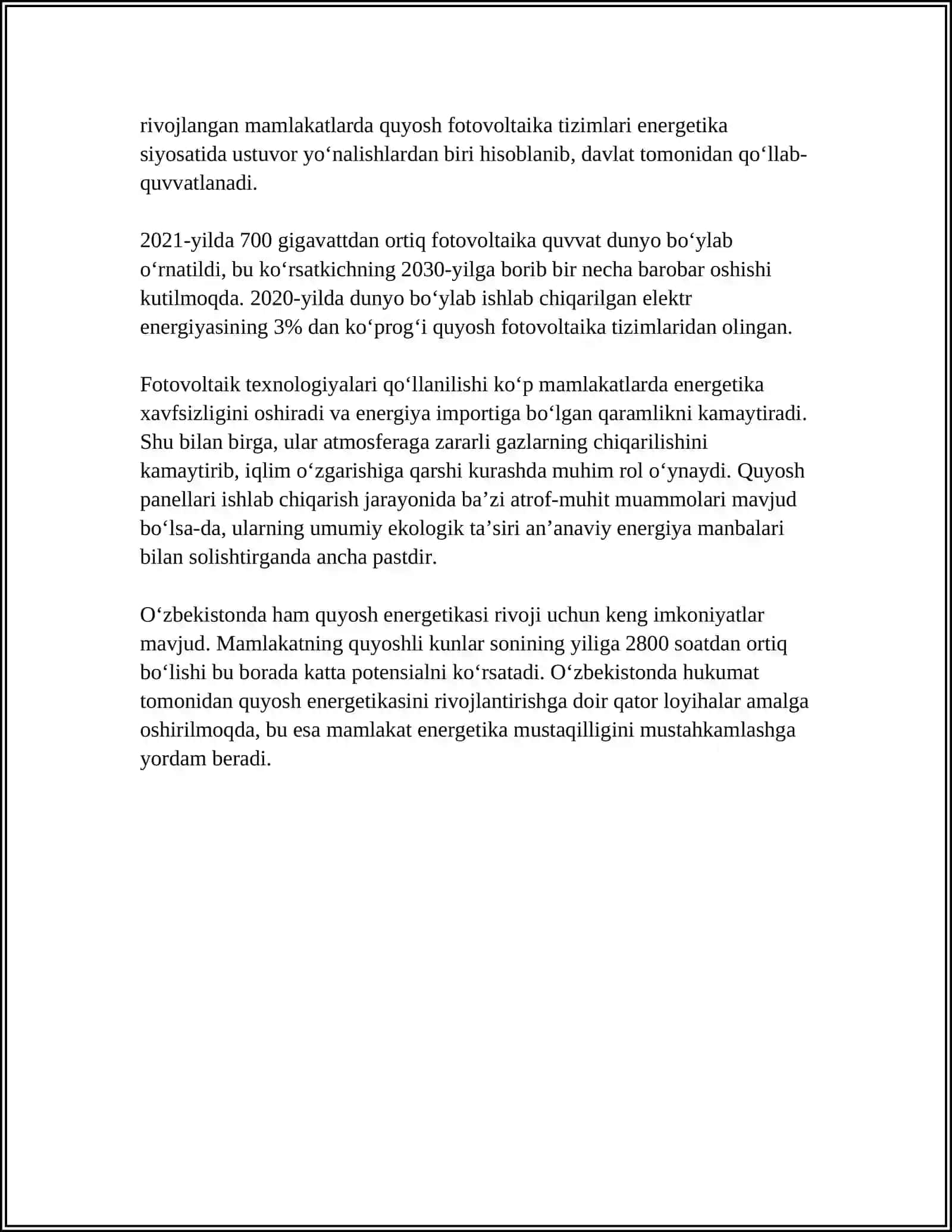 NOANʼANAVIY ENERGIYA MANBALARI 4
