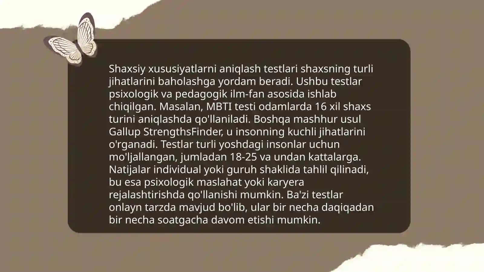 Temperamentni diagnostika qilish usullari 4