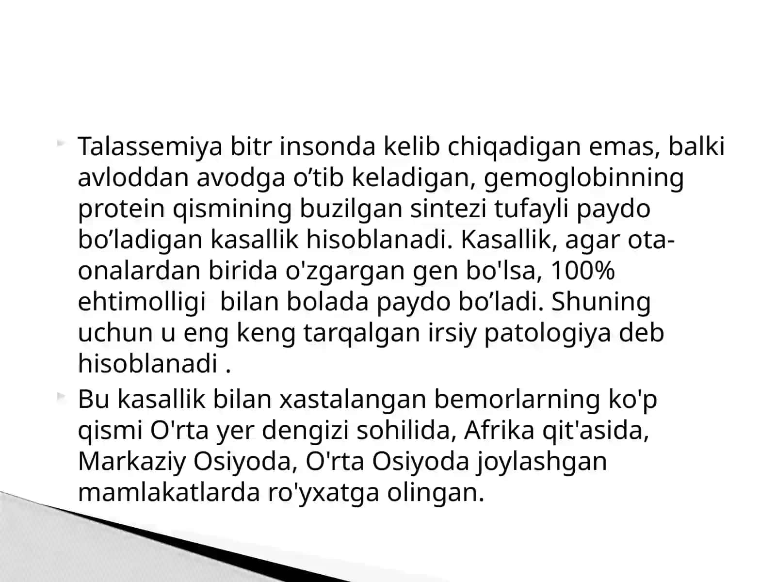 TALASSEMIYA KASALLIGI 4