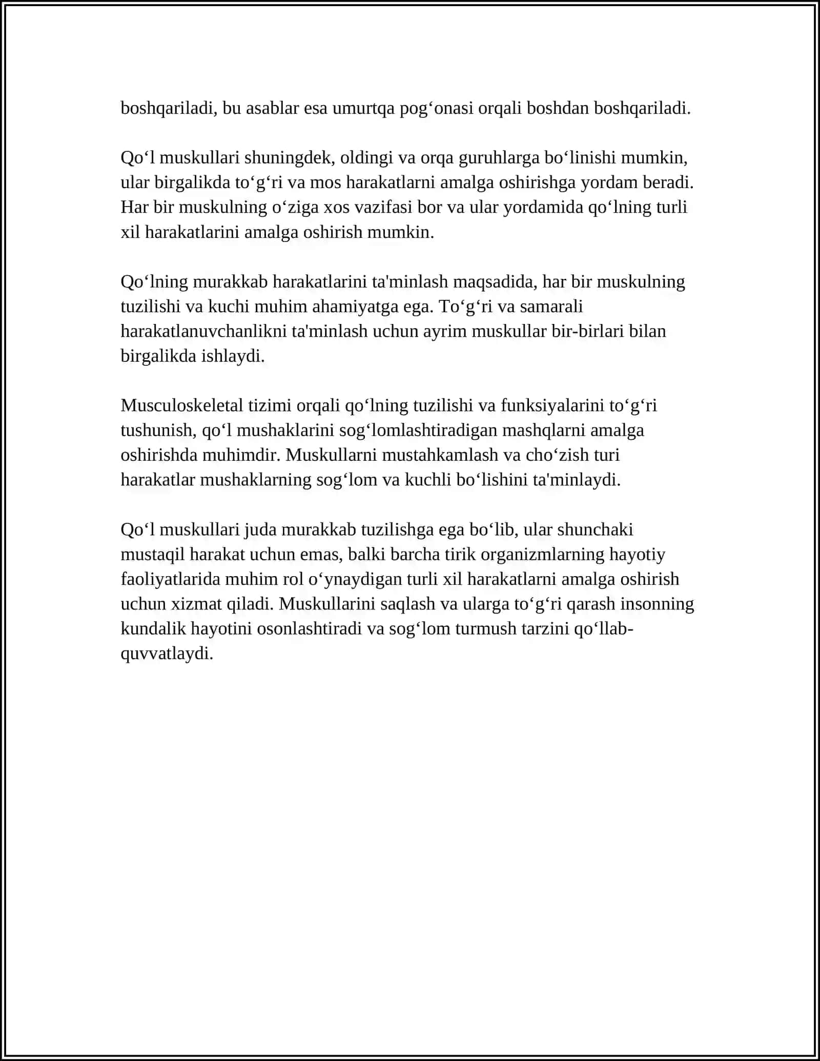 QOʻLNING MUSKULLARI HAQIDAP 4