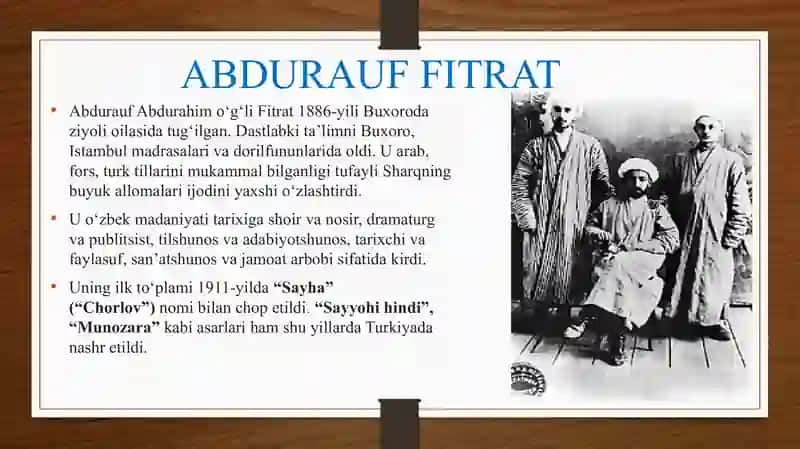 FITRAT IJODIGA BIR NAZAR 4