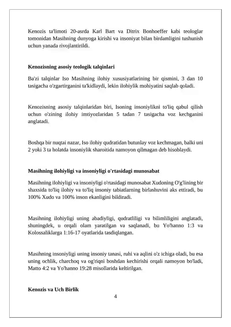 Kens va kenschilik talimoti 4