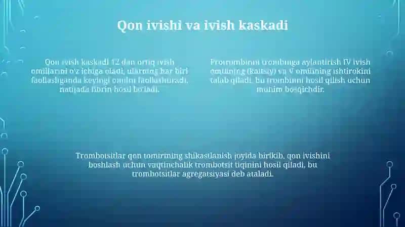 Qon guruhlari va qon ivishi gemolis 4