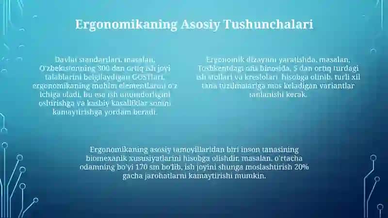 Ergonomik asoslari 4