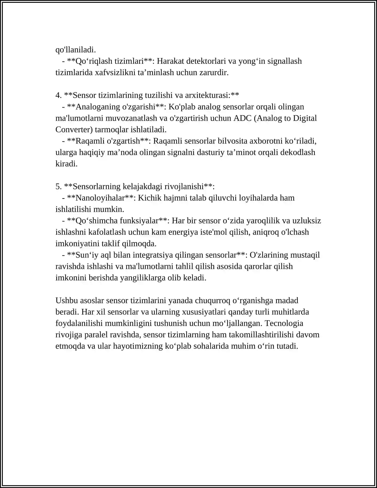 SENSOR VA GNOSTIK VISUAL BUZILISHLAR 4