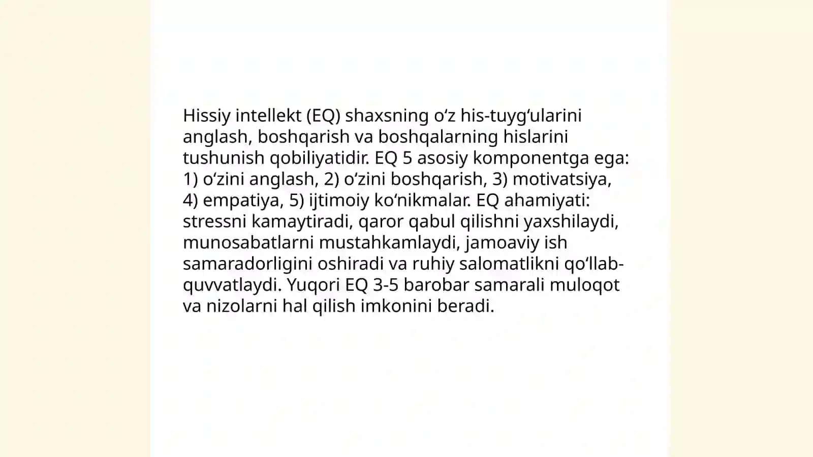 Hissiy Emotsional Sohasi 4