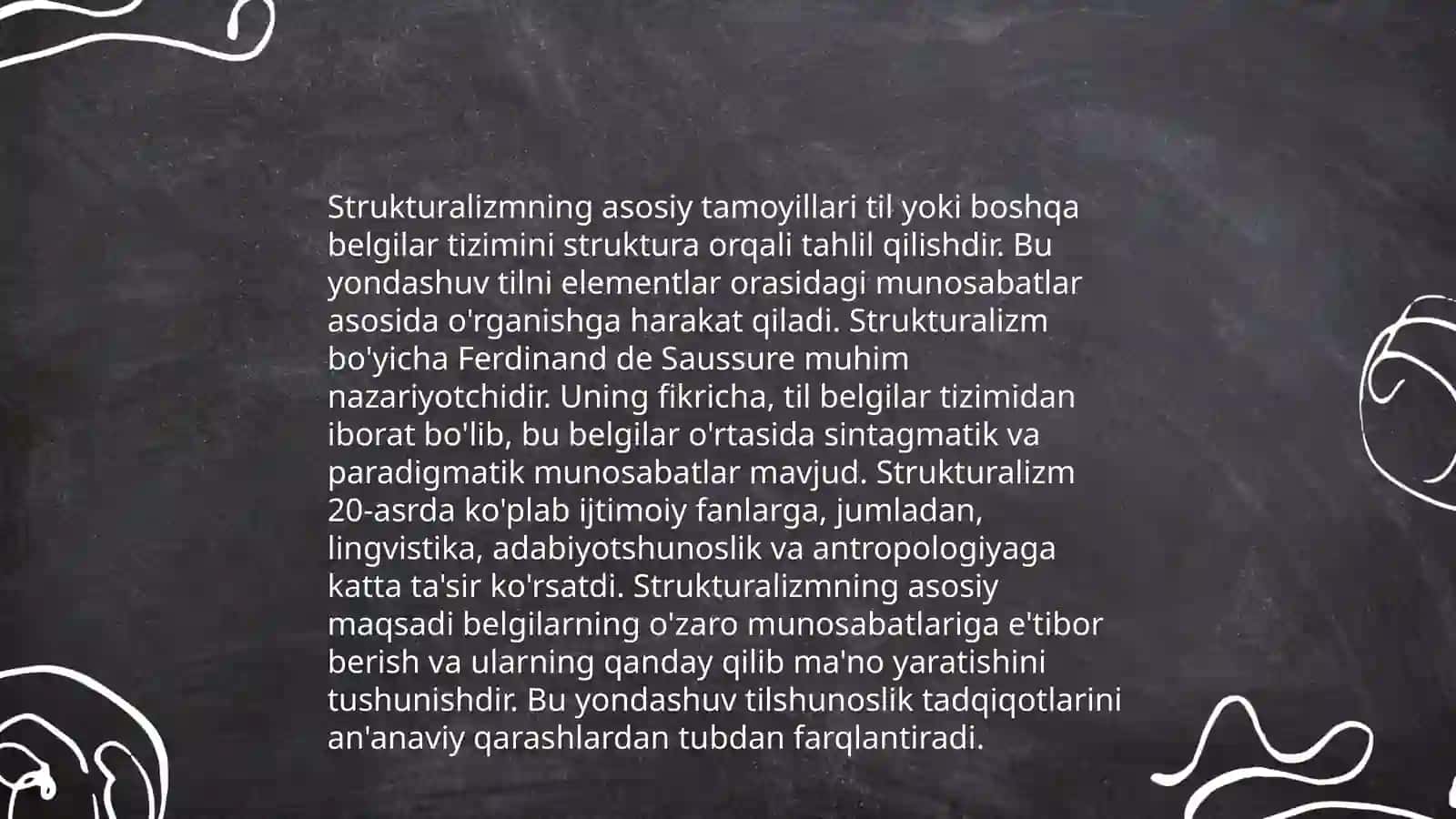F.de Sossyur ta'limoti va strukturalizm 4