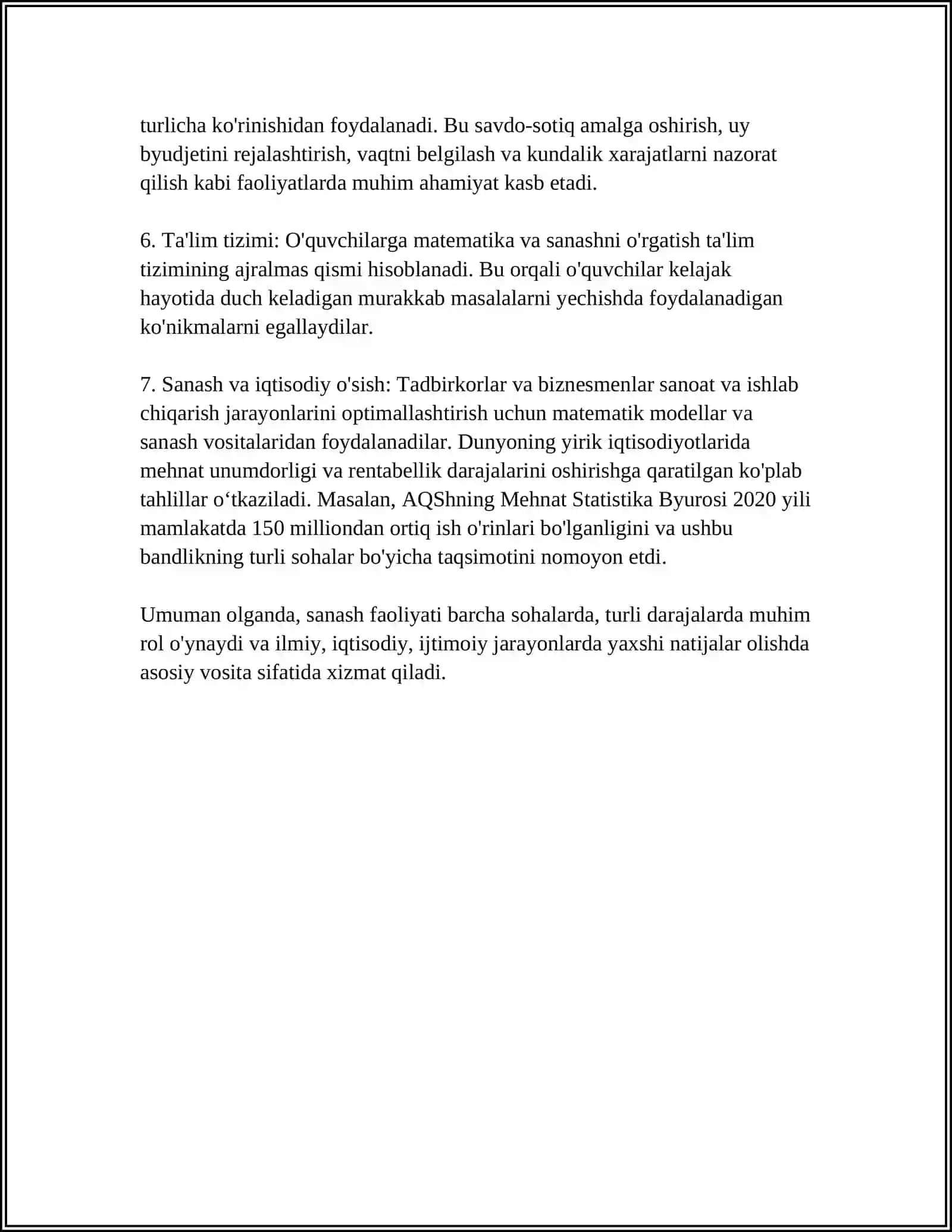 BOLALARDA SANASH FAOLIYATINING RIVOJLANISH BOSQICHLARI 4