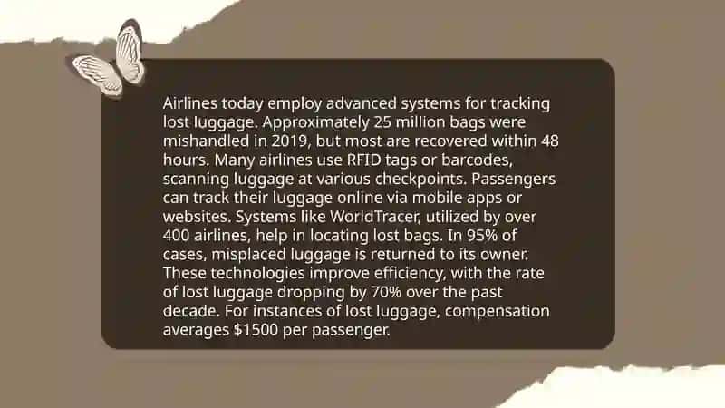 Troubleshooting guide for lost luggage 4