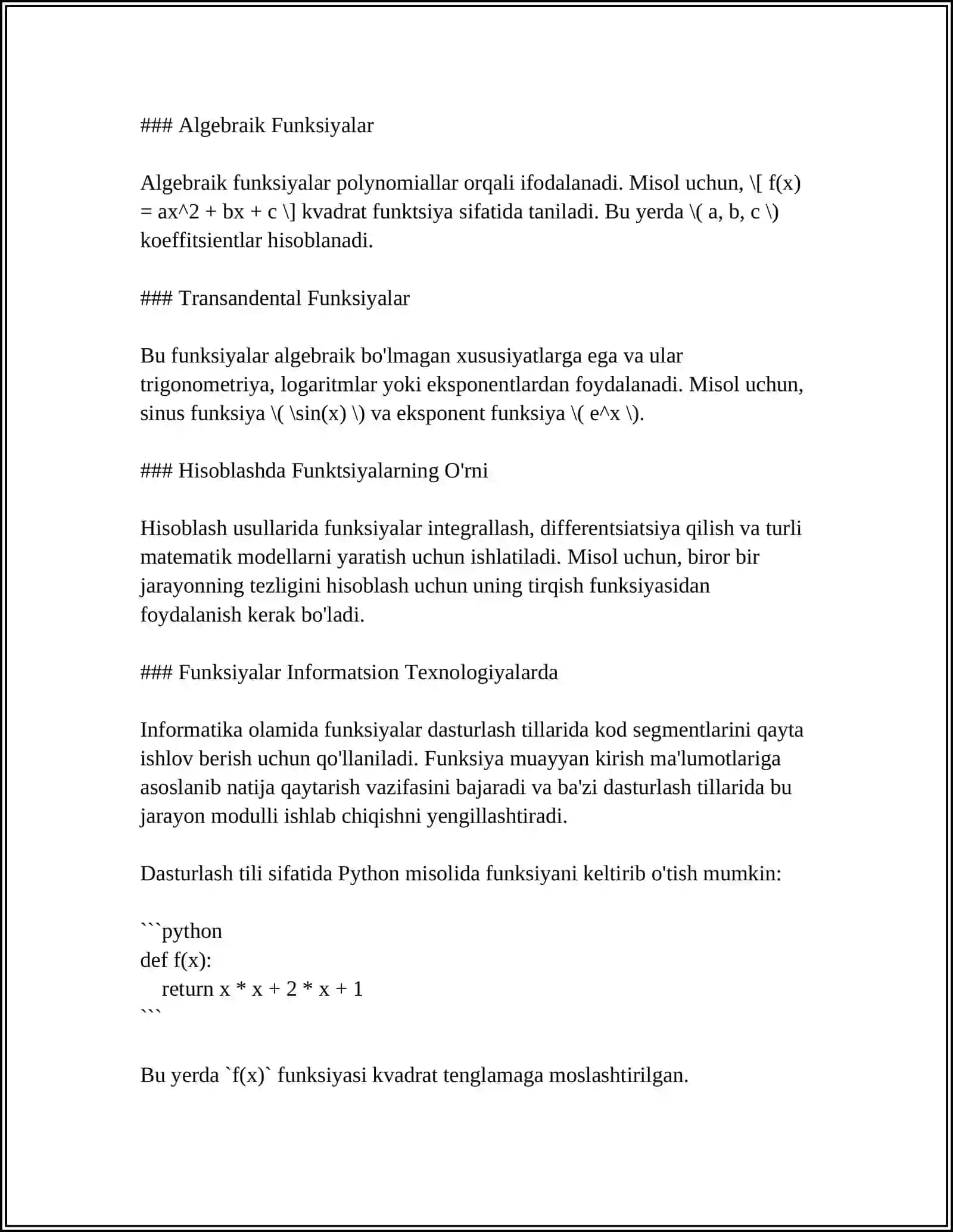 BOSHLANG'ICH FUNKSIYA VA ANIQMAS INTEGRAL 4