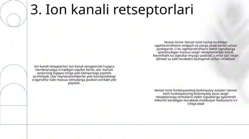 Sensor Tizimlar Faoliyatining Biokimyoviy Asoslari 4