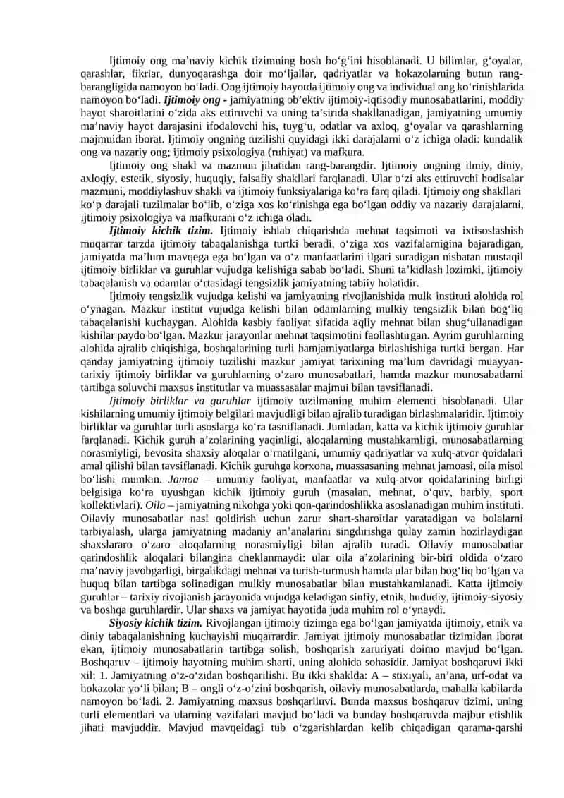 Jamiyat falsafasi 4