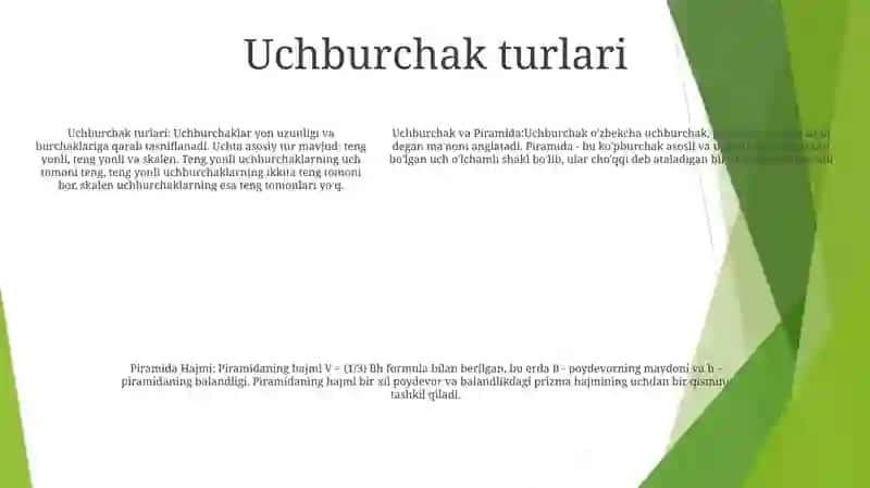 Uchburchak Va Piramida 4