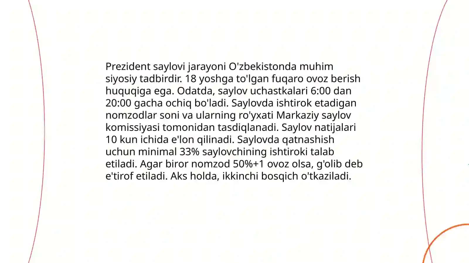 Prezidentning asosiy vazifalari 4