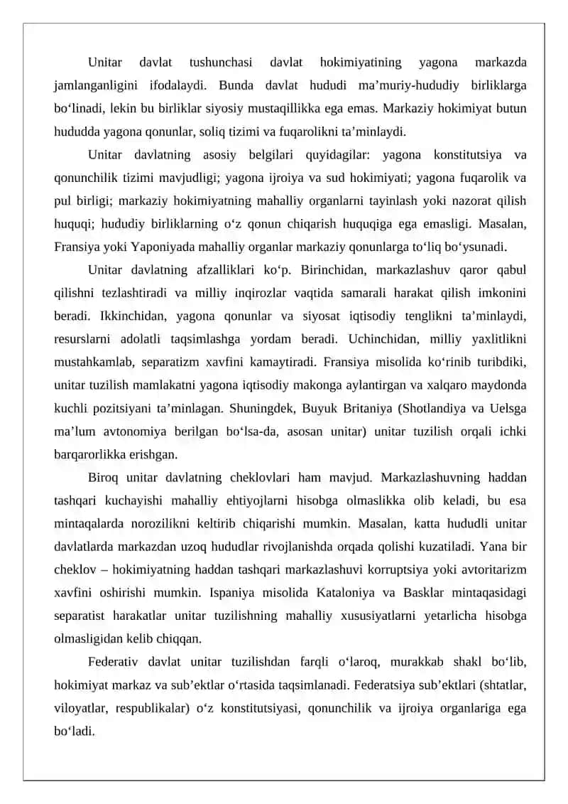 Davlatning tuzilish shakli 4