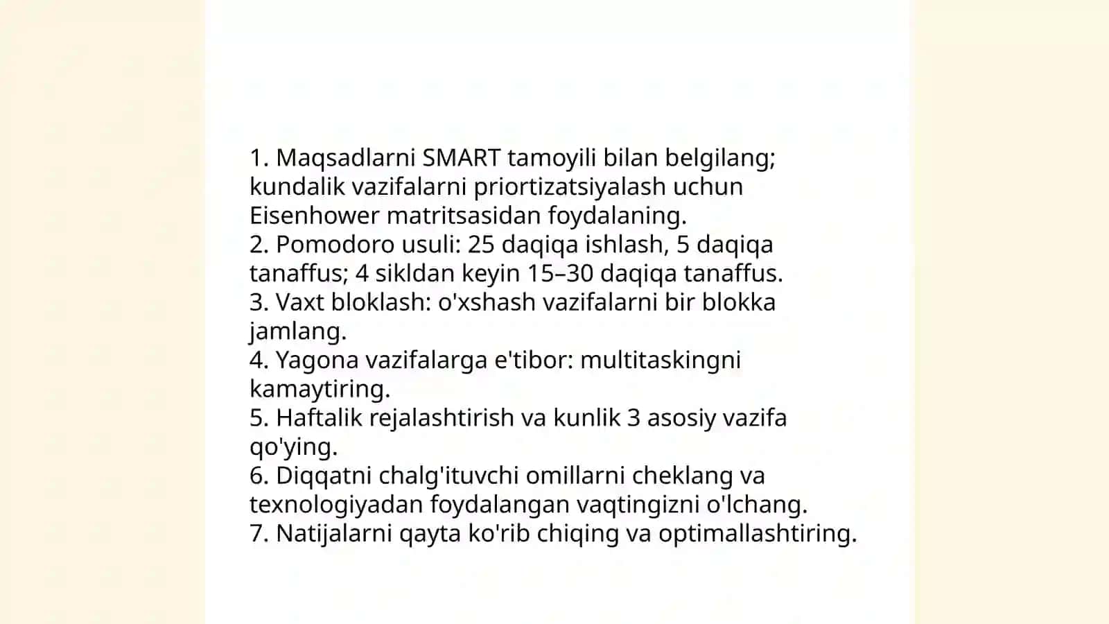 O'z o'zini rivojlantirish strategiyalari 4