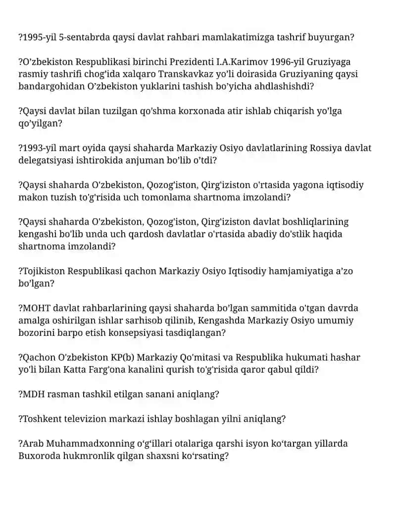 O'zbekiston tarixi va rivojlanish strategiyasi 4
