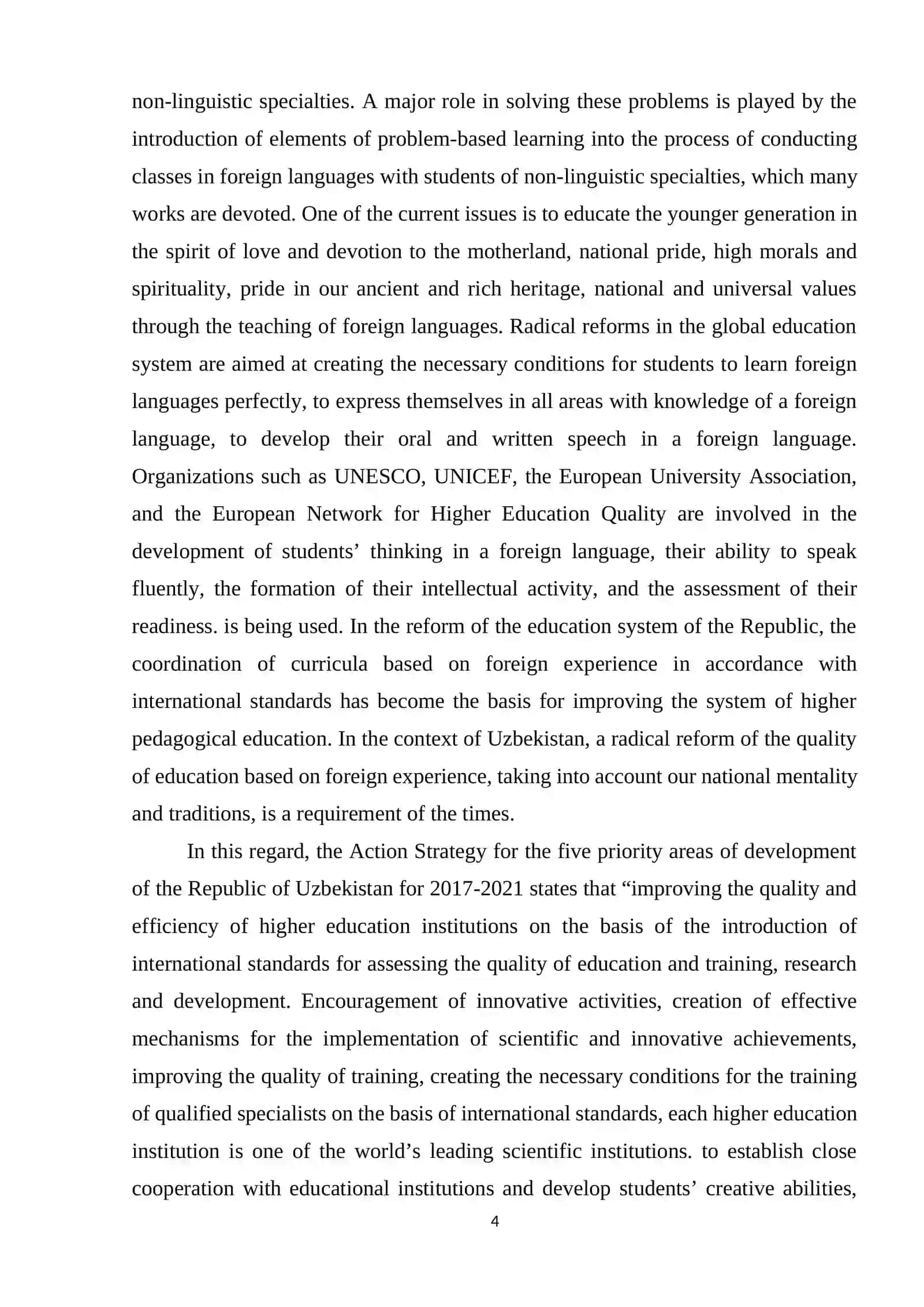 METHODS OF TEACHING FOREIGN LANGUAGES IN HIGHER EDUCATIONAL ESTABLISHMENTS 4