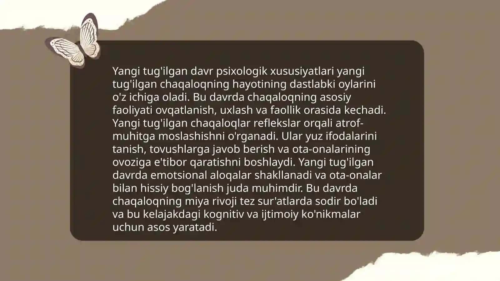 Chaqaloqlik davri psixologiyasi 4