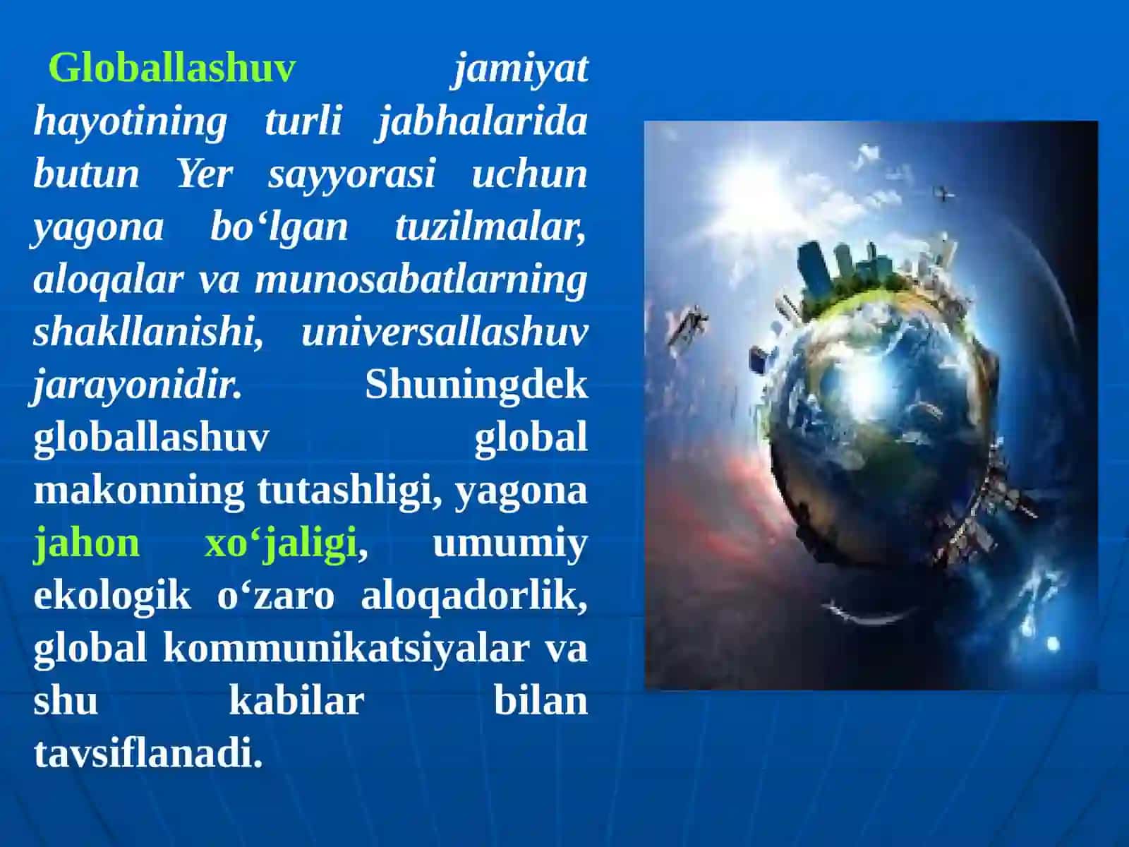 Globallashuv va global muammolarning falsafiy jihatlari 4