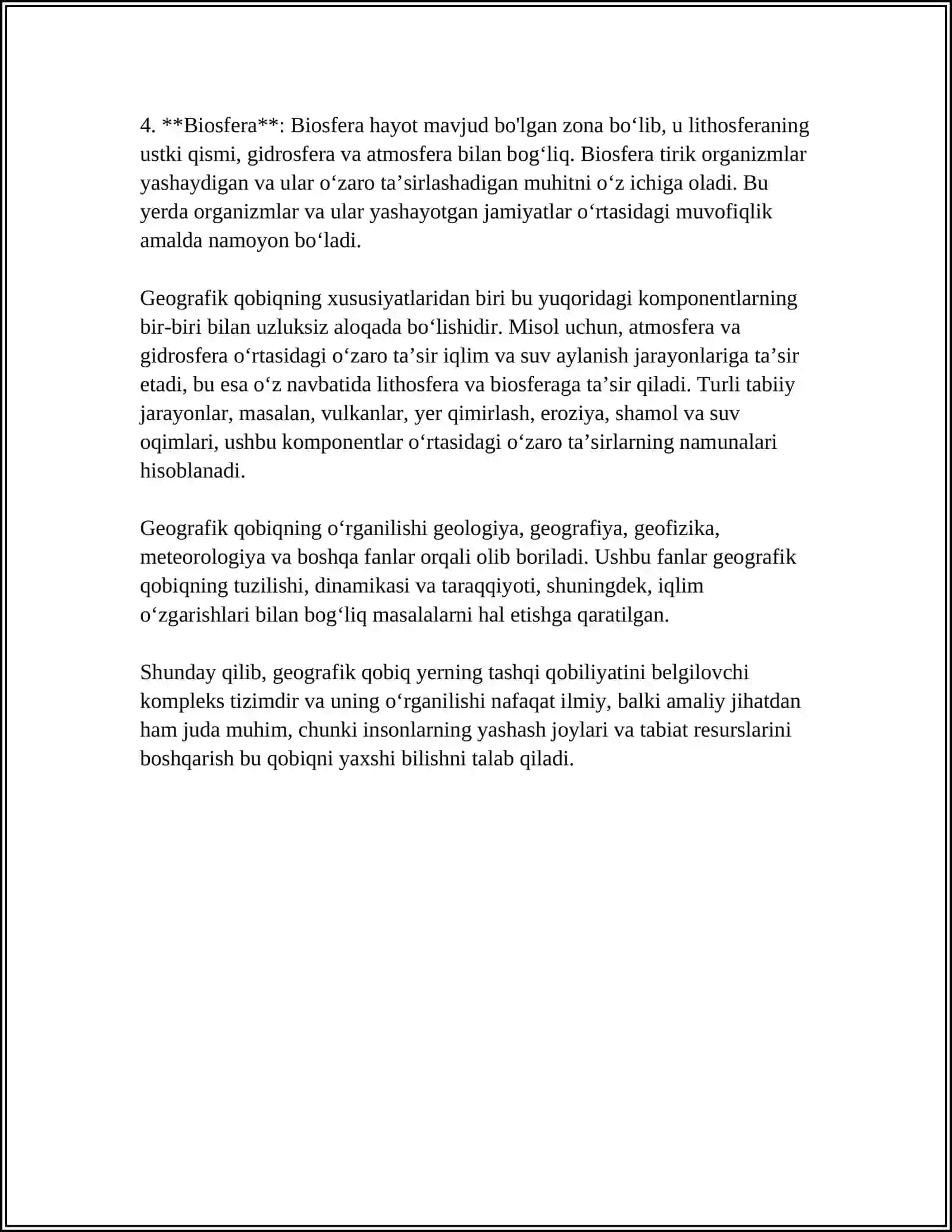 Geografik Qobiq va uning tuzilishi 4