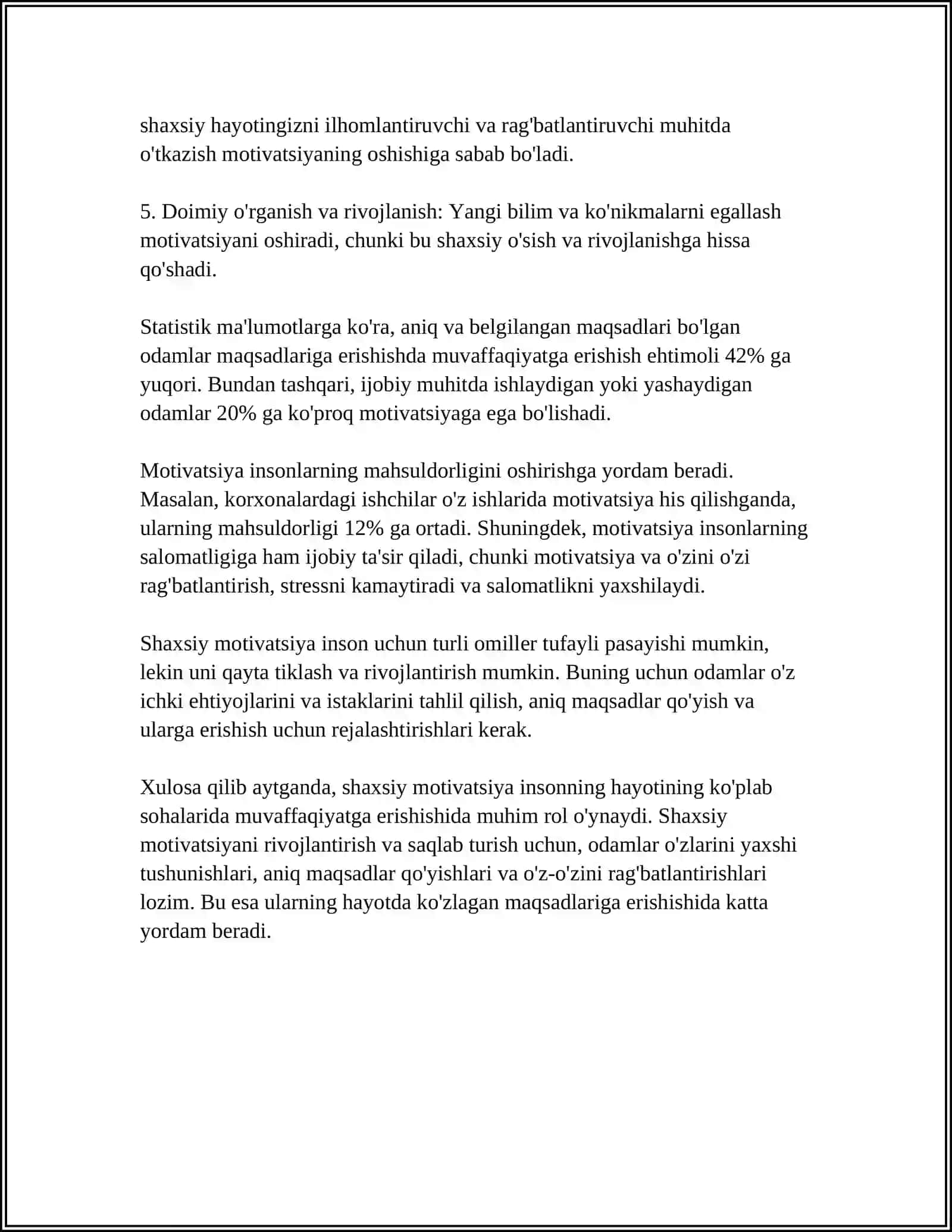 BOLA SHAXSINI RIVOJLANISH OMILLARI 4
