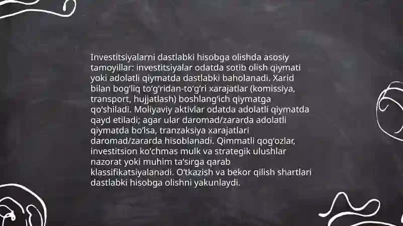 Investitsiyalar hisobi 4