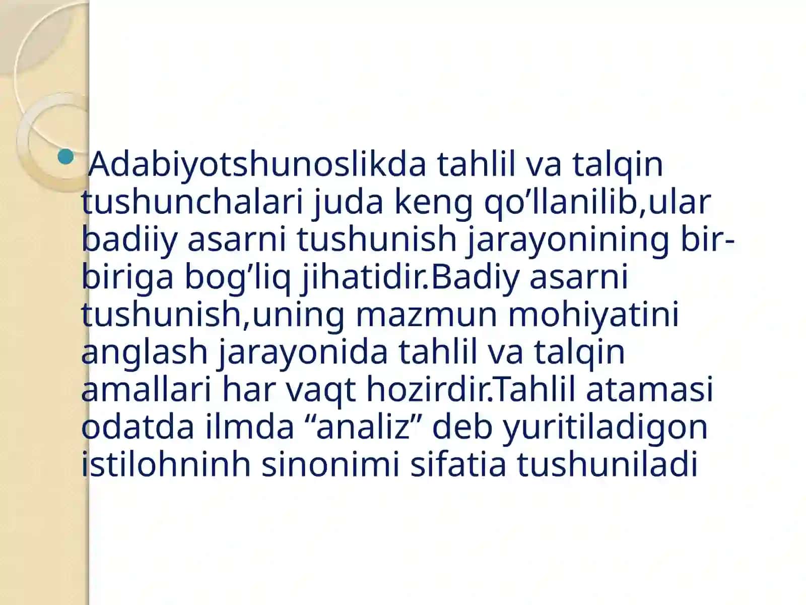Adabiyotshunoslik asoslari 4