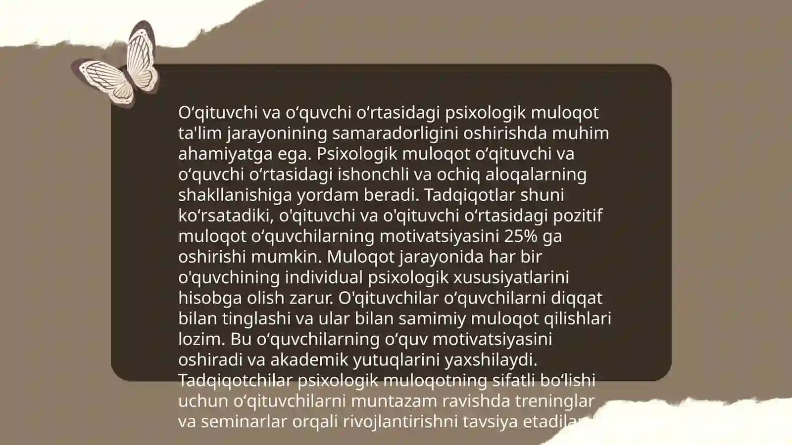 Pedagogning oʻquvchilar bilan muomala olib borishining mohiyati 4