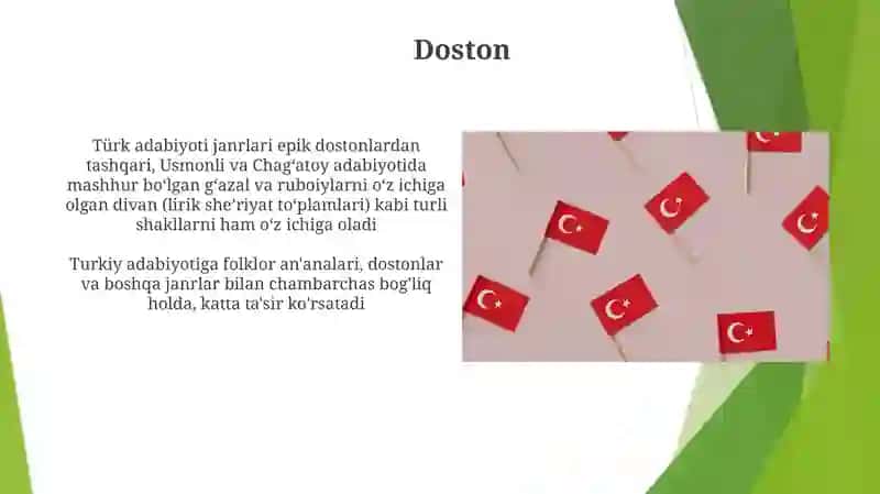 Devoni lug'atit turk asaridagi adabiy janrlar 4