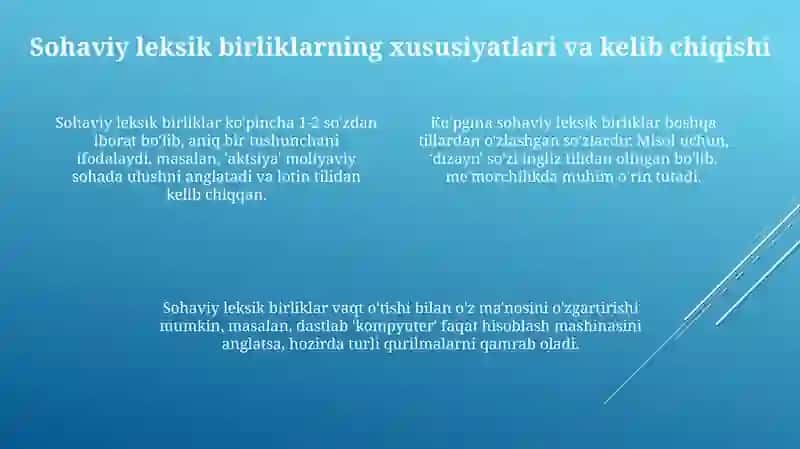 Sohaviy Terminologiya Asoslari 4