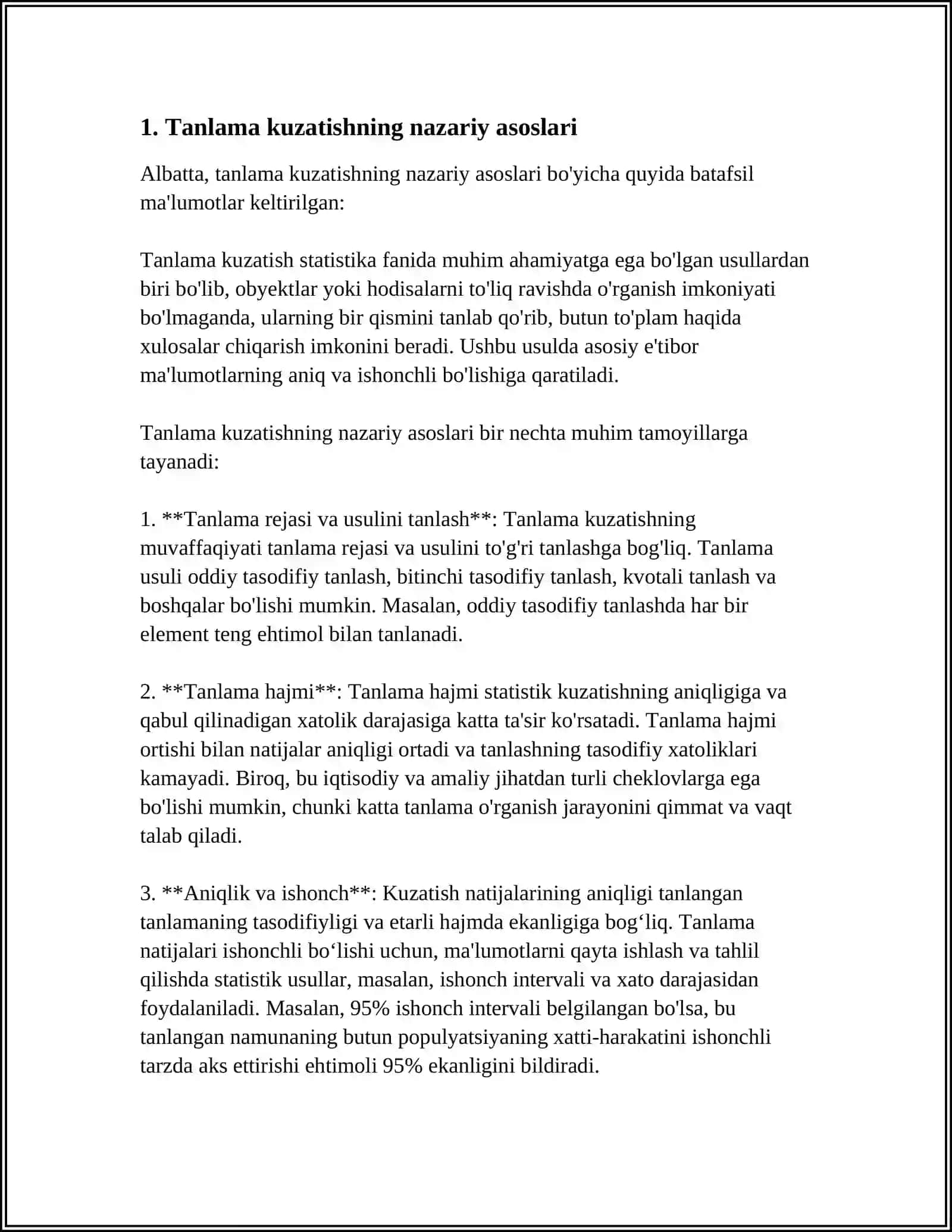TANLAMA KUZATISH 4