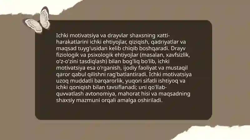 Shaxs dinamik sohasining psixologik konsepsiyalari 4