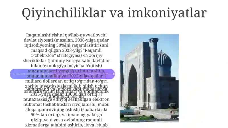 Kelajakdagi tendentsiyalar va bashoratlar 4