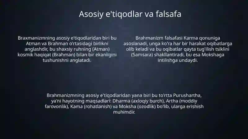 Braxmanizm tushunchasi 4