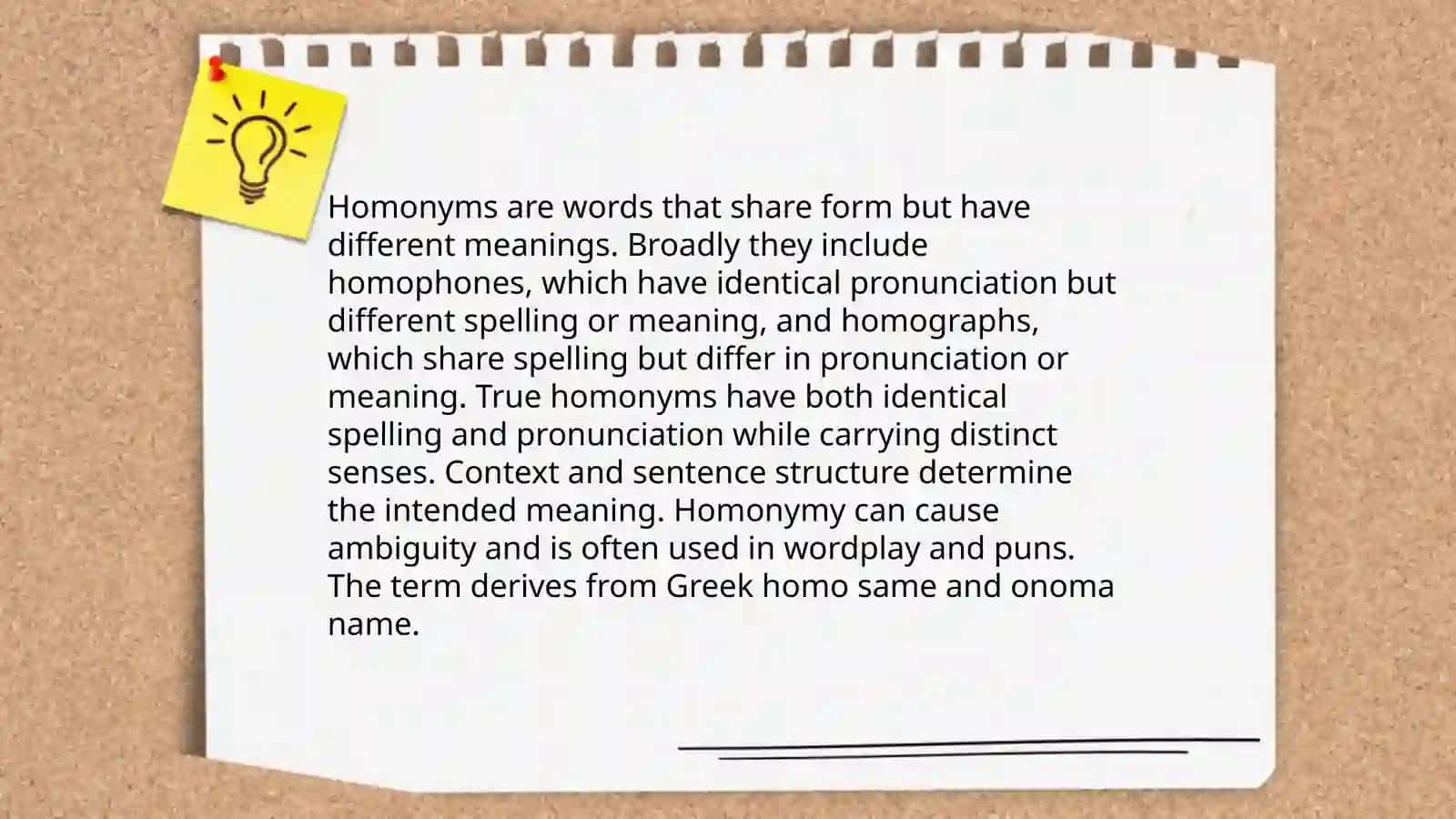 Synonyms and Homonyms 4