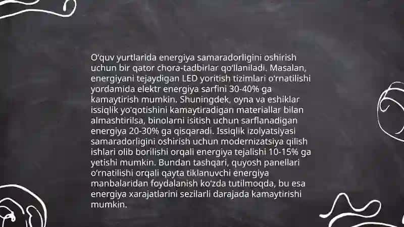 Oliy o'quv yurtlarining ekologik sog'lom joylashuvi 4