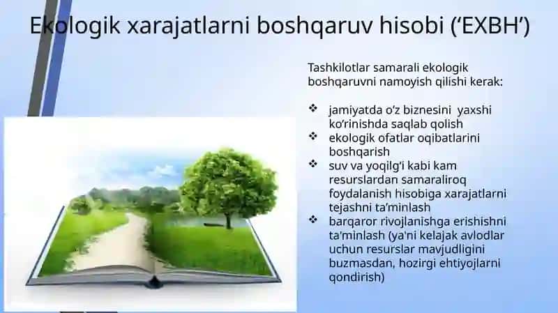 Ekologik xarajatlarni hisoblash 4