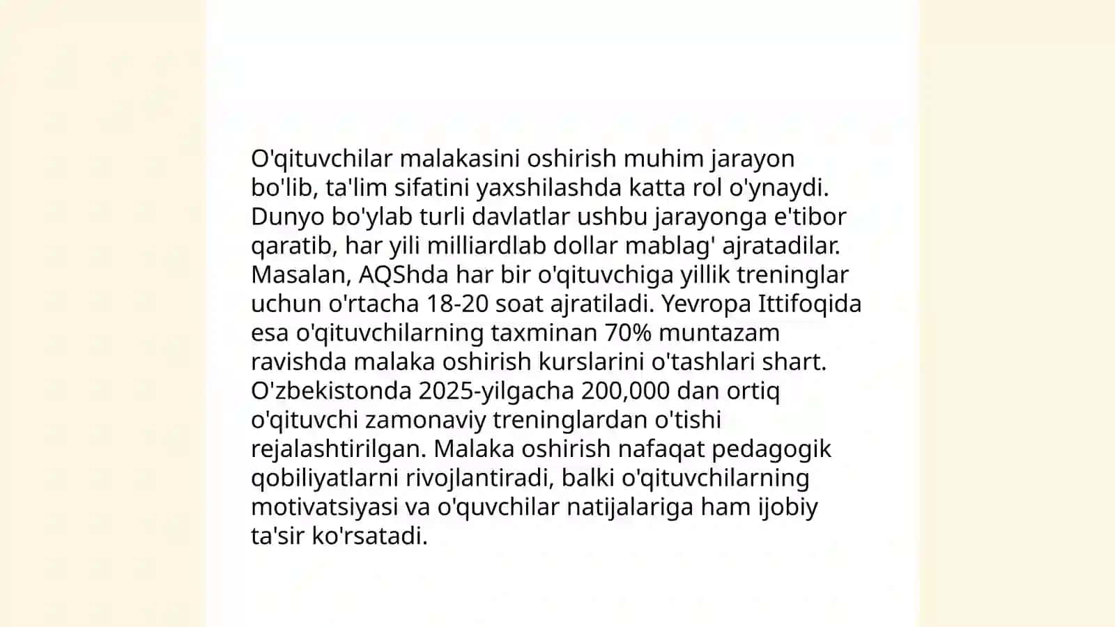 Kasb hunarga yo'naltirish bo‘yicha ta'lim muassasalari jamoasining faoliyati 4