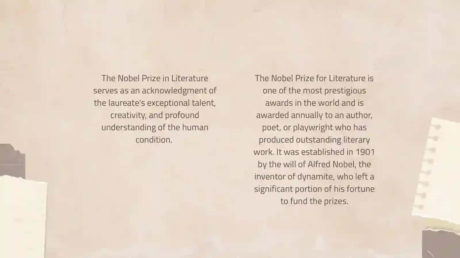 Nobel laureates in theAmerican Literature 4