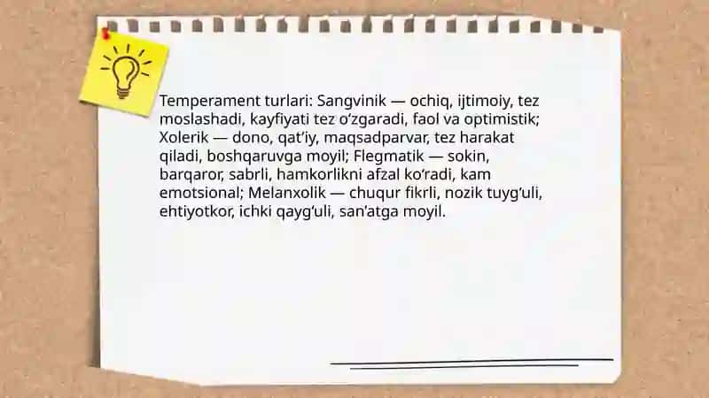 Temperament Yasinova Rayyona 4