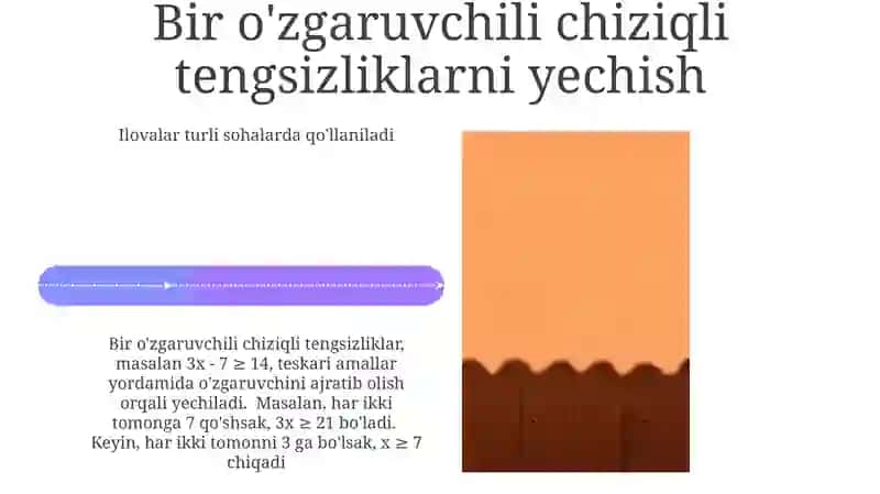 Chiziqli tengsizliklar 4