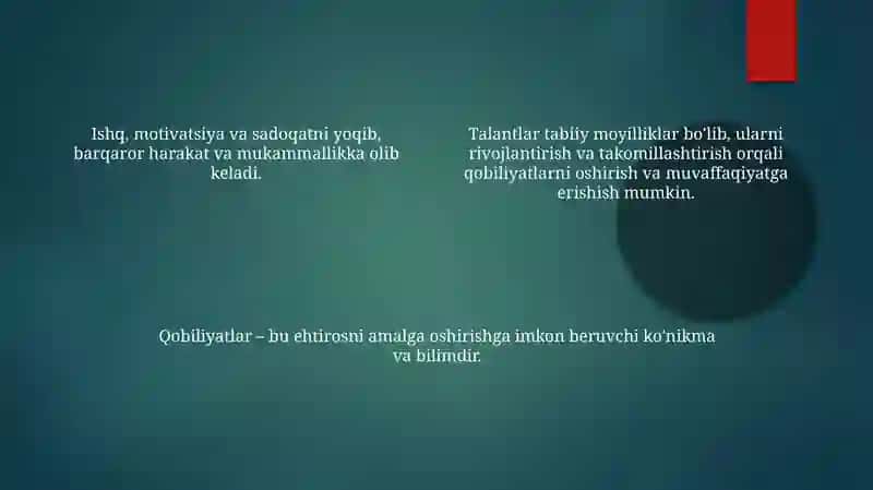 Qobiliyat va iqtidor 4