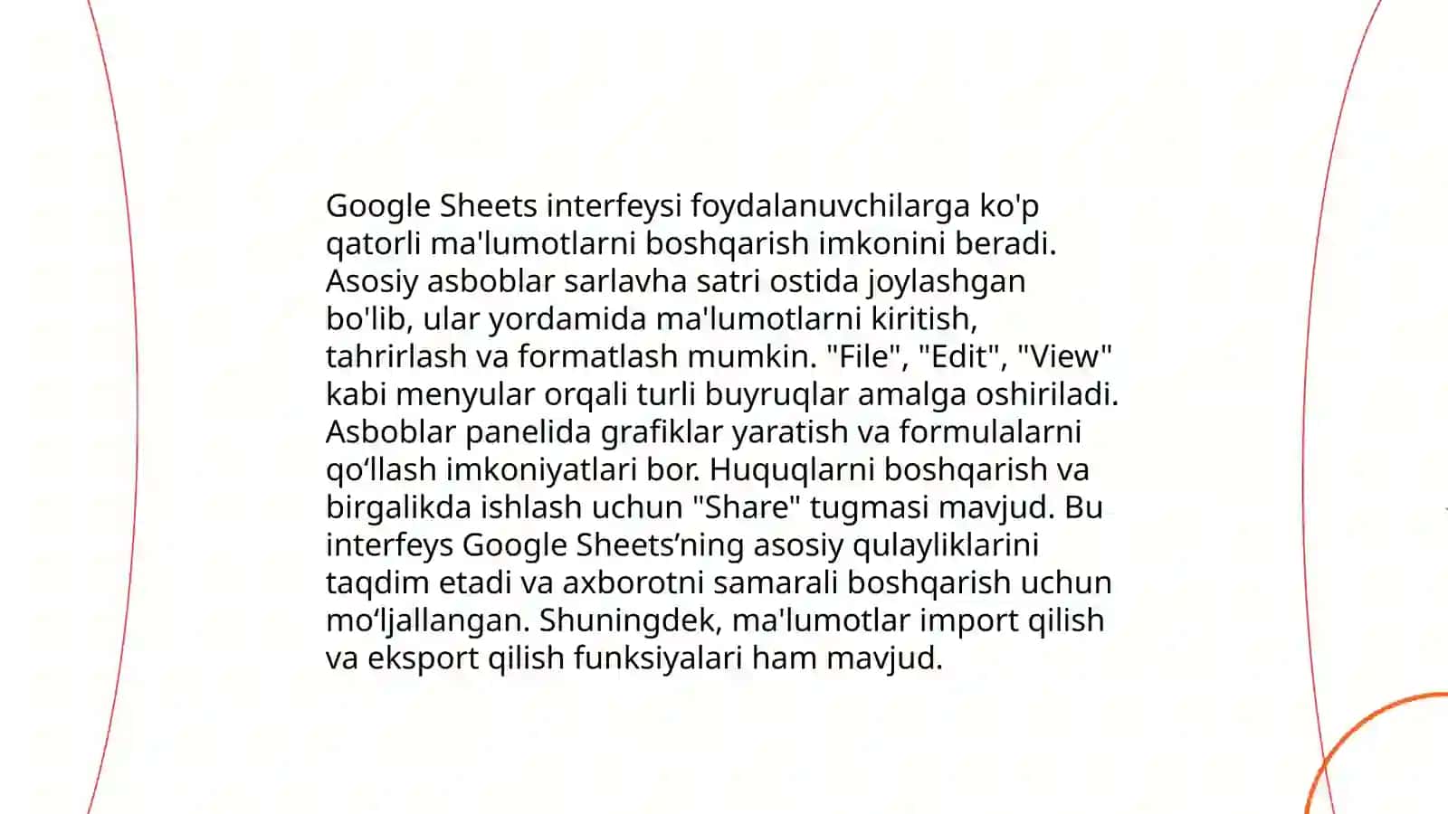 Google Sheetsda web sahifalar yaratish 4