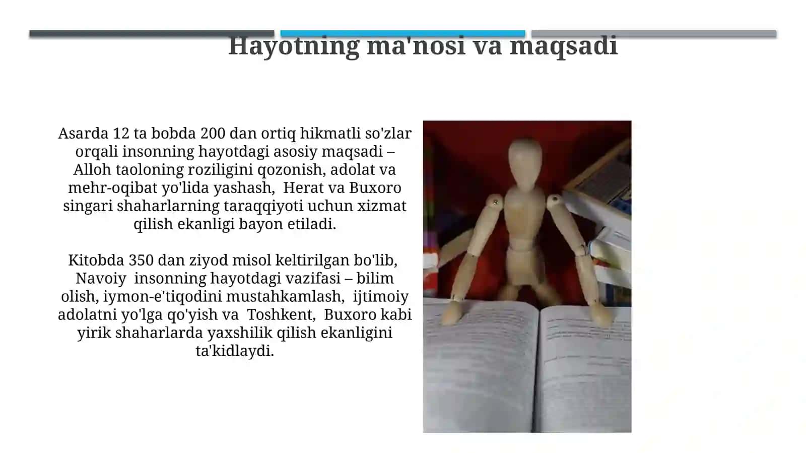Alisher Navoiyning pand-nasihat 4
