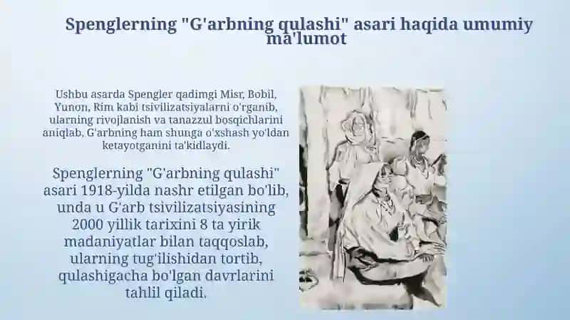 Yevropa quyoshining so'nishi asari haqida 4