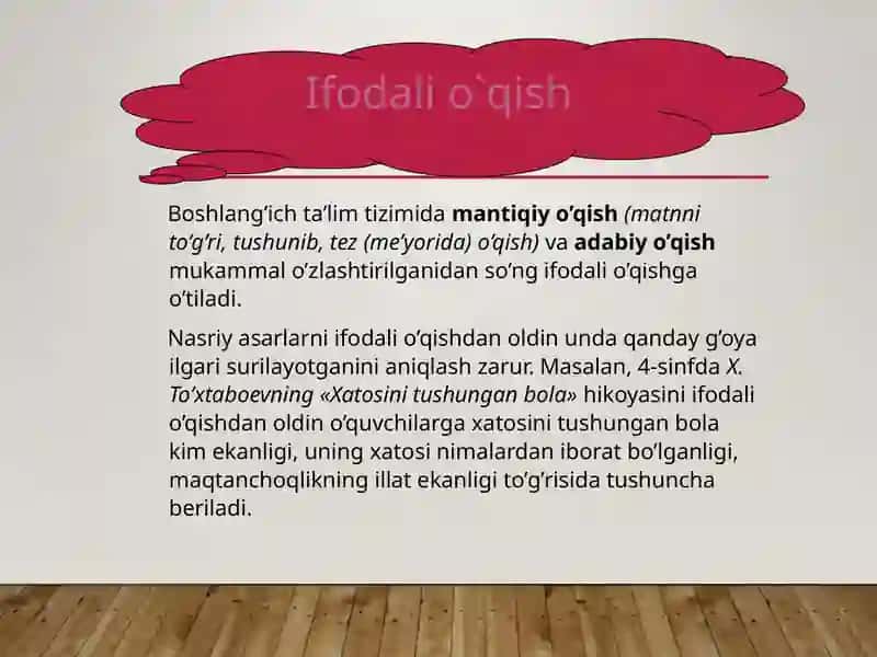 TEZ O’QISHGA O’RGATISH USULLARI 4